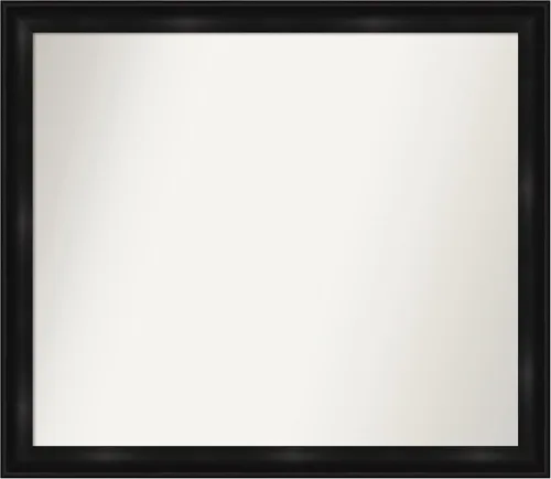 Vista 127 de Amanti Art Espejo personalizado, gran espejo de baño estrecho, espejo de pared o espejo de tocador de baño sobre el fregadero (24 x 24 pulgadas)