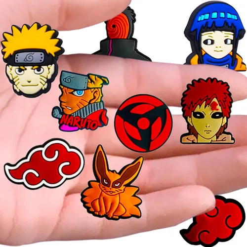Vista 3 de 37 dijes de anime para zapatos de dibujos animados, pines de anime, lindos dijes de decoración de fiesta para adultos y niños, suministros