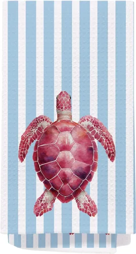 Vista 8 de SPBL&L Toallas de Cocina de Langosta - Decoración de Langosta, Toallas de Mano Náuticas para Baño, Toallas de Platos Costeras Náuticas de Playa