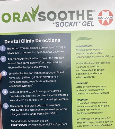 Vista 4 de SOCKIT - Tubo de gel de 0.35 oz con 1 tubo aplicador dental extra