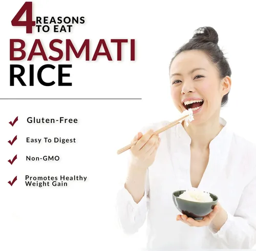 Vista 6 de Himalayan chef Arroz Basmati Blanco 2 lbs (Paquete de 2)