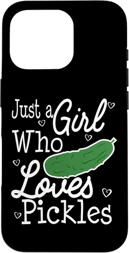 Vista 20 de Pickles Just A Girl Who Loves Funny Case for iPhone 16