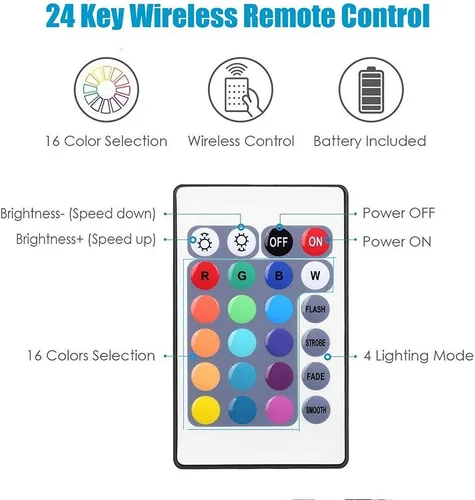 Vista 2 de Controlador inteligente LED inalámbrico WiFi, compatible con Alexa, Google Assistant e IFTTT, funciona con Android, sistema iOS y tira de luces LED