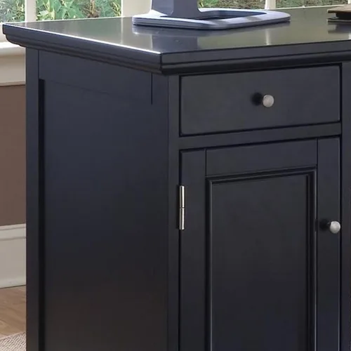 Vista 6 de Homestyles Escritorio de pedestal negro Bedford