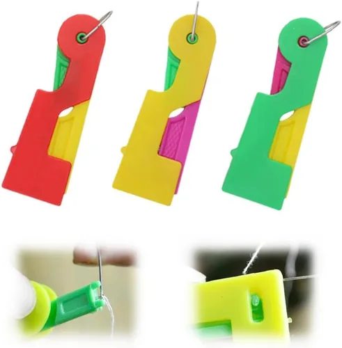 Vista 7 de Enhebrador automático de agujas, nuevo enhebrador de agujas para máquina de coser, enhebradores de agujas de coser, enhebradores de agujas