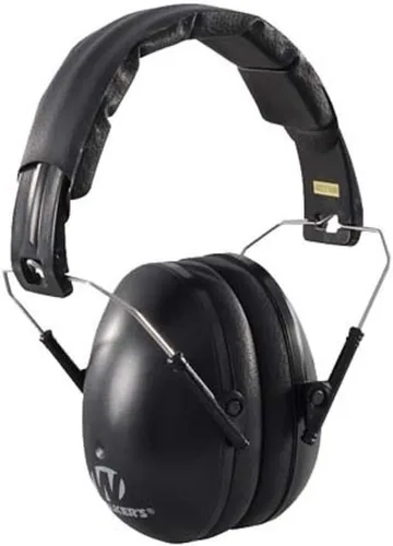 Vista 4 de WALKER'S Diadema acolchada plegable de perfil bajo para jóvenes y mujeres, orejeras de protección auditiva ajustable