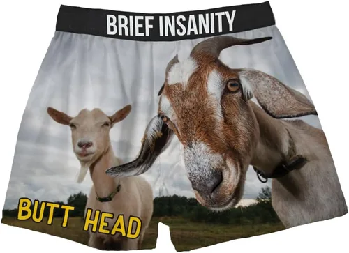 Vista 32 de BRIEF INSANITY Funny & Comfy Boxer Shorts and Pajama Pants for Men & Women Novelty Graphic Underwear & Loungewear