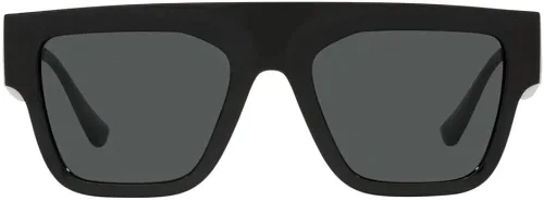 Vista 2 de Versace Gafas de sol para hombre marco negro lentes gris oscuro 2087in