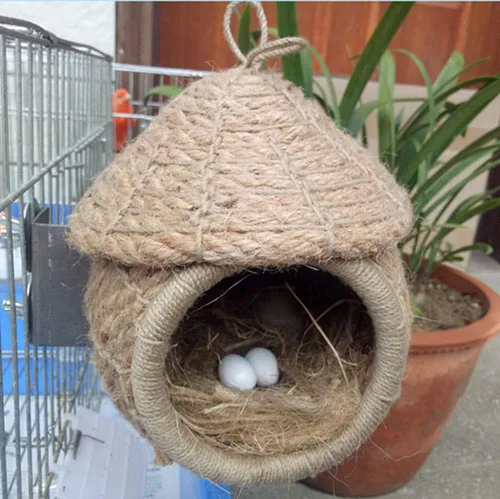 Vista 6 de Materiales naturales de anidación de aves de 1.4 onzas, material de cama de nido de pájaros, ideal para la construcción de nidos para pájaros