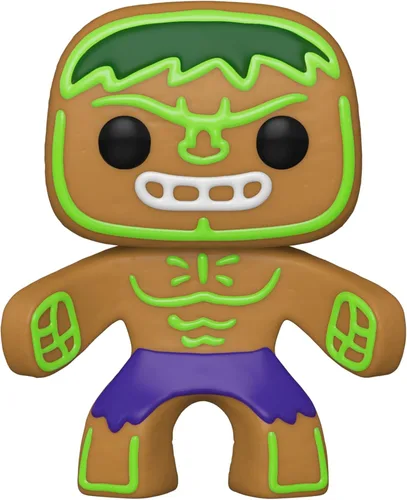 Vista 2 de Funko POP Marvel: Gingerbread Hulk, multicolor, 4 pulgadas, 50660