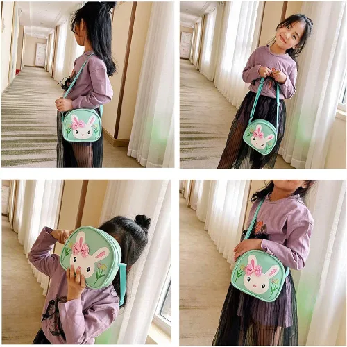 Vista 5 de Huwaimi Bolso cruzado para niñas pequeñas, para niñas, regalo de cumpleaños de Año Nuevo