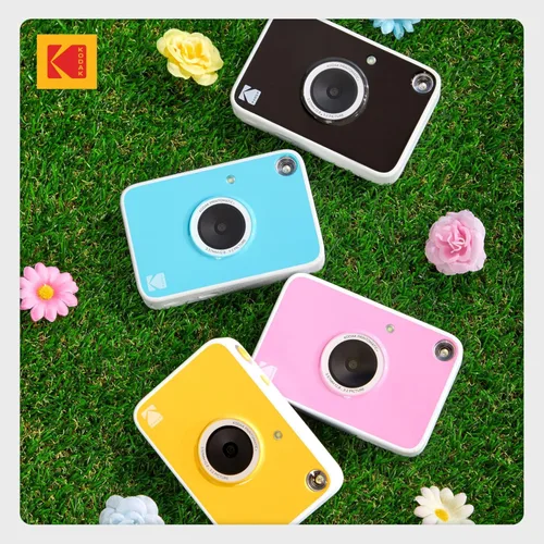 Vista 9 de KODAK Printomatic+ - Paquete de inicio de cámara digital de impresión instantánea + Estuche de transporte + Papel fotográfico adhesivo Zink de 20