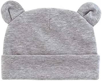 Vista 3 de Guozyun Sombreros recién nacidos Bebé Niña Algodón Beanie Gorras Sombrero Bebé Suave Cráneo Tapas Hospital Sombrero para Bebé Niña 0-12 Meses
