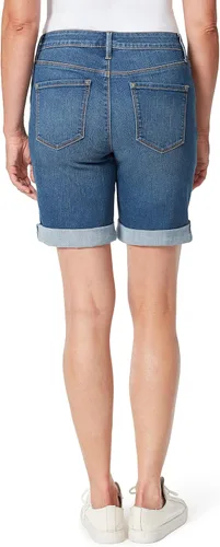Vista 5 de Gloria Vanderbilt Pantalón corto City con puño enrollado para mujer