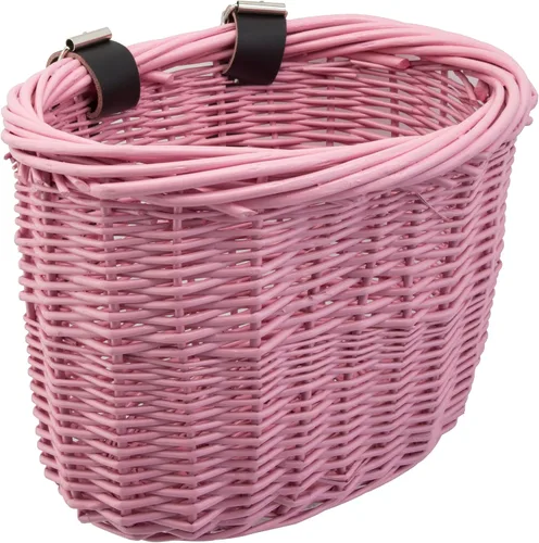 Vista 6 de Sunlite Cesta con correa de Willow Bushel Azul