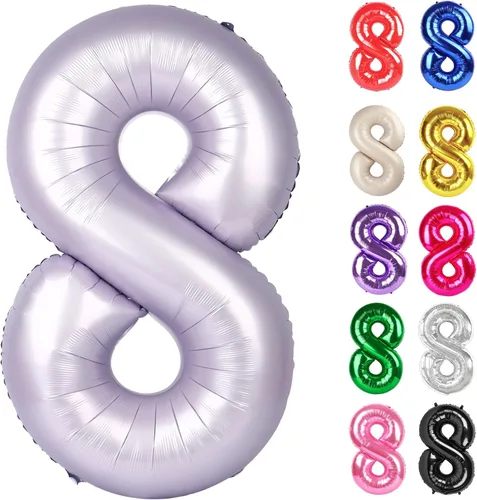 Vista 86 de Globo negro del número 0 de 40 pulgadas – globo número 0, decoraciones