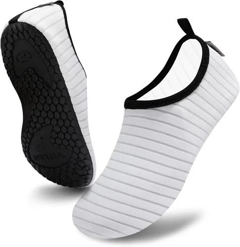 Vista 2 de VIFUUR - Zapatos para deportes acuáticos, calcetines acuáticos, de secado rápido, para yoga, con sensación de andar descalzo, sin cordones
