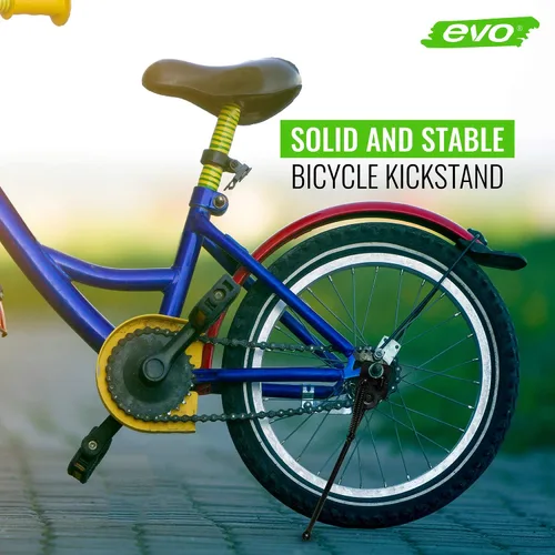 Vista 7 de evo Soporte de bicicleta - Soporte de eje de acero para bicicletas de 20" almacenamiento de bicicletas para interiores