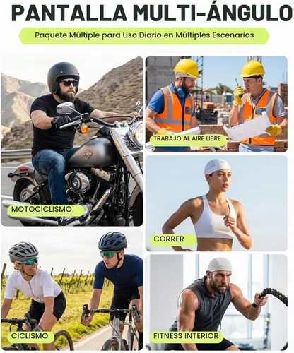 Vista 7 de Paquete de 3 protectores de casco de malla transpirable con diseño de calavera y control de sudor