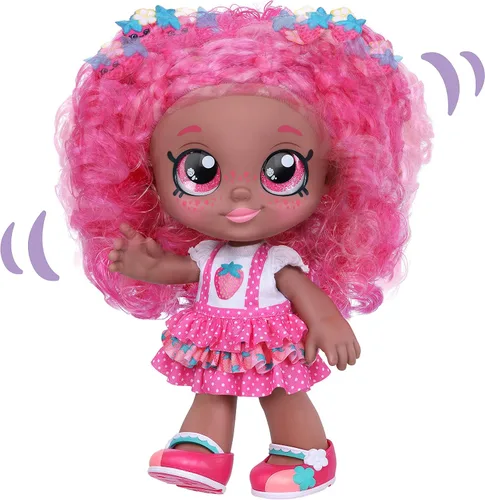 Vista 4 de Kindi Kids Perfumadas Sisters - Muñeca de juego preescolar de 10 pulgadas - Berri D'Lish