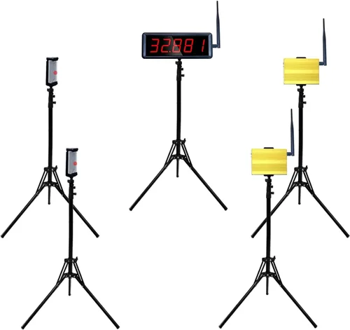Vista 9 de Wireless Laser Timer for Sprints, Stopwatch for Track 40 60 Yard Dash, Laser Sprint Timer System, Race Clock for Running/Track Field/Speed Tranning