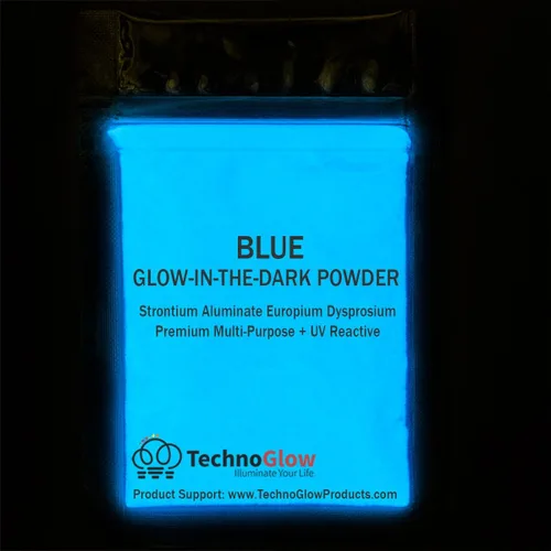 Vista 2 de Polvo UV resistente al agua azul brillante(<50 micras) 10 gramos