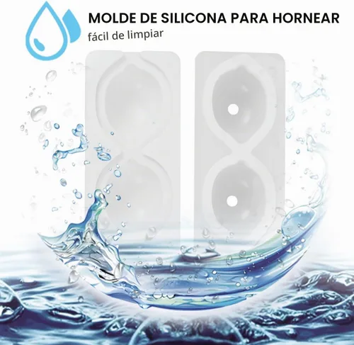 Vista 8 de DOITOOL Molde de silicona de limón, molde de pastel de mousse en forma de limón 3D, 4 cavidades DIY Baking Mold for Fondant Dessert, Mousse