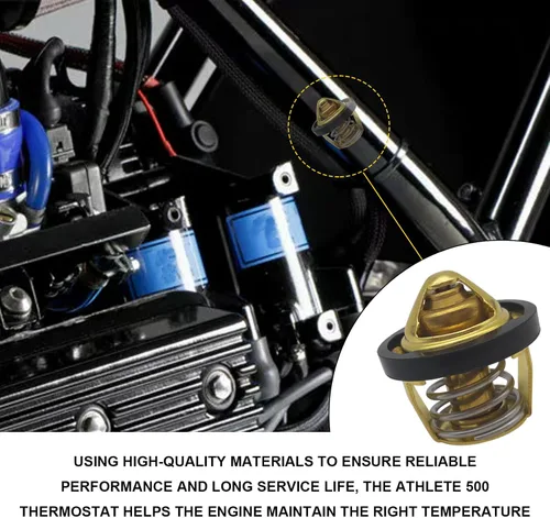Vista 7 de Termostato 3084940 compatible con Polaris Sportsman 500 Scrambler Ranger Magnum Sportsman 400 1996-2013 de 4 tiempos, reemplaza el número de pieza