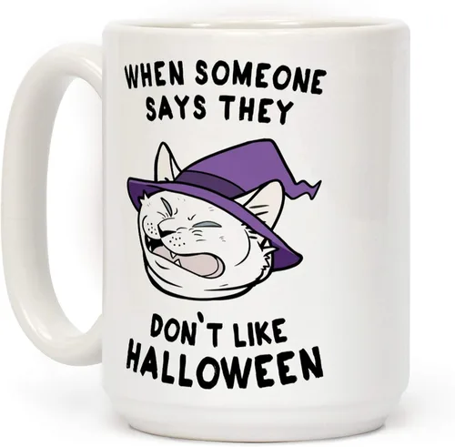 Vista 112 de LookHUMAN Tazas de Halloween Taza de café de Halloween - Tazas de café para decoración ideales para amantes y entusiastas de la decoración - Taza