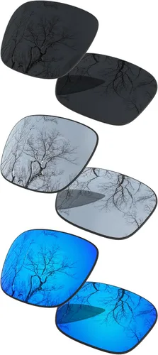 Vista 18 de ToughAsNails Set of 3 Polarized Replacement Lenses for Oakley Fuel Cell OO9096 Pack