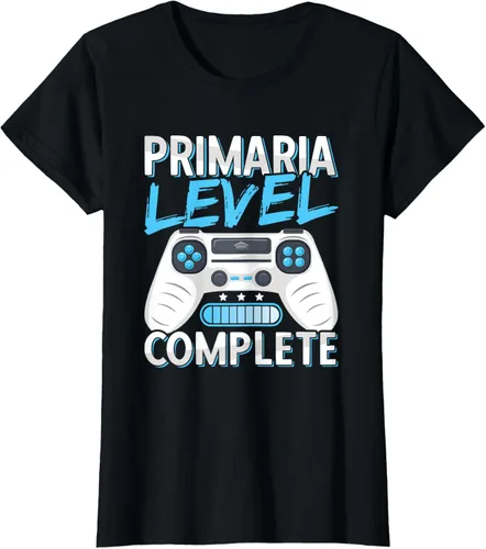 Vista 44 de Camiseta completa de diploma de escuela primaria de graduación, Negro