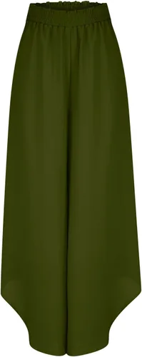 Vista 7 de Match Mujer Wild Cargo Pantalones Cintura elástica Pantalones de lino Barril Recto Pierna ancha Pantalones Largos