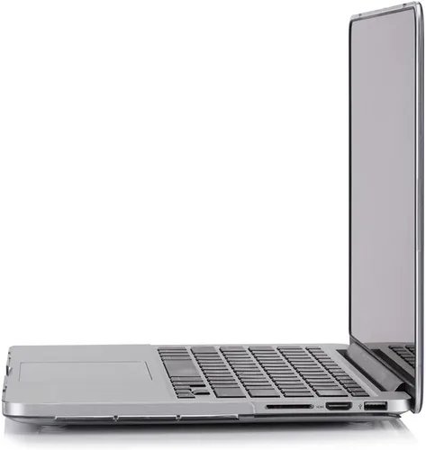 Vista 5 de RUBAN Funda para MacBook Retina Pro de 15 pulgadas A1398 (2015-2012), carcasa rígida de plástico liso mate con cubierta de teclado de TPU