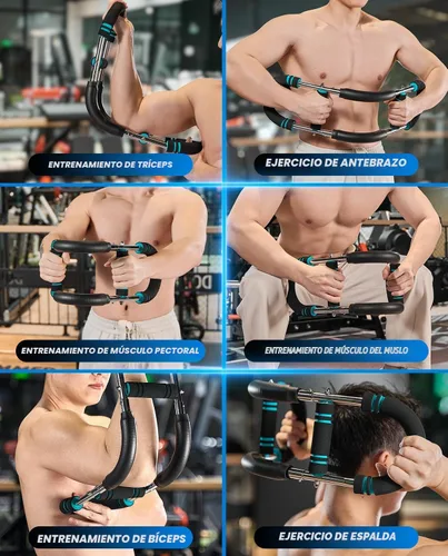 Vista 4 de [Usado] 2026 New Saker PowerTwist Arm Trainer, Adjustable Forearm Strengthener, Arm Exercise and Chest Workout Equipment for Home Gym, for Men