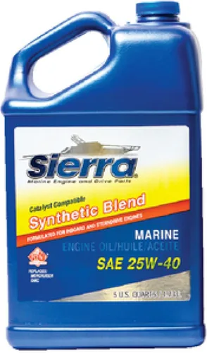 Vista 3 de Sierra 25W40 Mezcla Sintética Catalizador Aceite de Motor