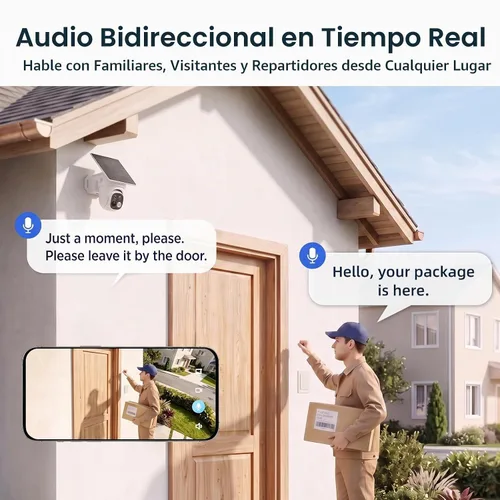 Vista 8 de Cámaras de seguridad inalámbricas para exteriores, sistema de 4 cámaras sin BF-A100W4