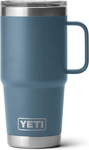 Vista 26 de YETI - Vaso de viaje Rambler de 20 onzas, de acero inoxidable, aislada al vacío con tapa fuerte Stronghold Blanco