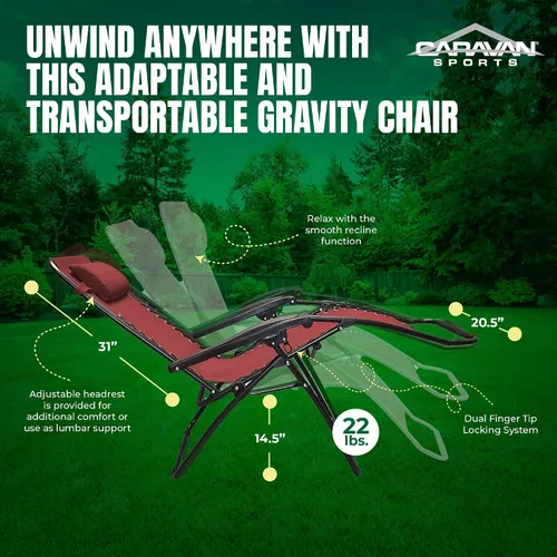 Vista 4 de Caravan Canopy Sports Infinity - Silla de cero gravedad