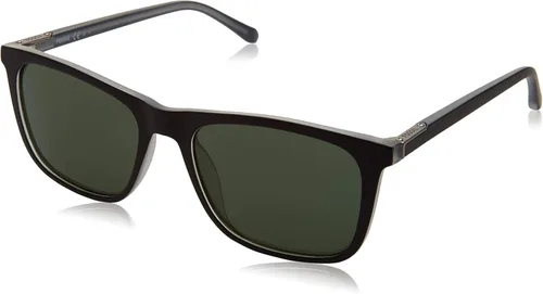 Vista 5 de Fossil Gafas de sol rectangulares estilo Fos 3100/S para hombre Fossil Negro
