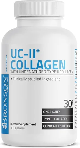 Vista 5 de Bronson Colágeno UC-II tipo II con colágeno sin desnaturalizar tipo 2, 30 cápsulas