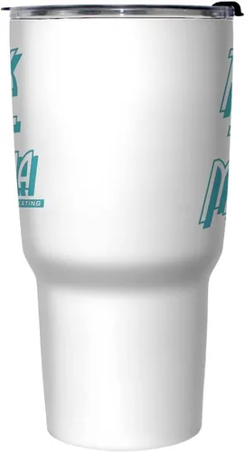 Vista 2 de Netflix Stranger Things Rink Logo Taza de viaje de acero inoxidable de 27 oz
