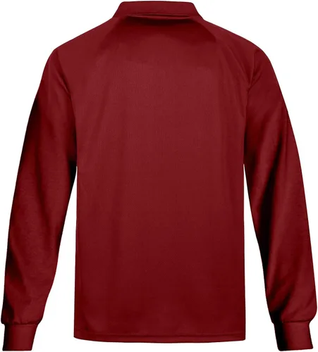 Vista 2 de MOHEEN Camisas de golf lisas casuales para hombre, secado rápido, manga larga, absorción de humedad, con bolsillo