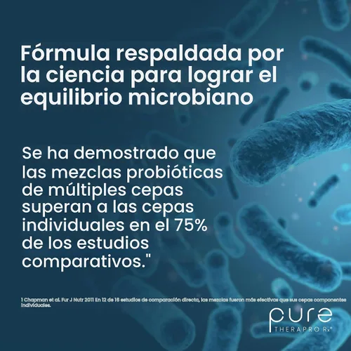 Vista 7 de Power Probiotic 100B, 100 mil millones de UFC, 30 cápsulas resistentes a los ácidos