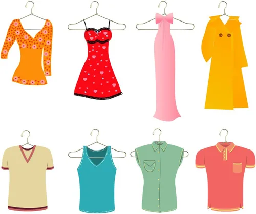 Vista 3 de JANOU 10pcs linda casa de muñecas ropa colgar en miniatura alambre ropa soporte (dorado)