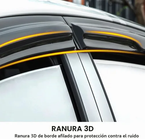 Vista 5 de Deflector de ventana estilo Mugen compatible con Altima Coupe 2008-2013, viseras de ventana de 2 puertas, protectores de lluvia, juego de 2