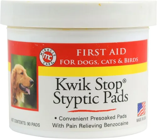 Vista 8 de Miracle Care Kwik Stop Polvo estíptico para perros, gatos y pájaros, 0.5 onzas