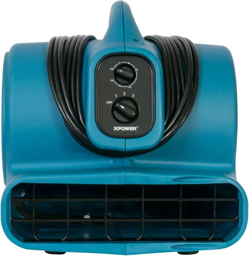 Vista 8 de XPOWER P-450NT Freshen Aire 1/3 HP Mover de aire perfumado con ionizador, temporizador y cuentas de ambientador (brisa fresca, 8 onzas)