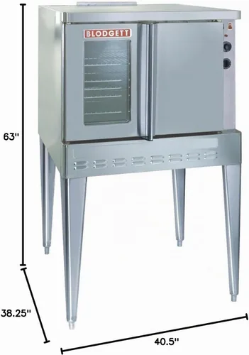 Vista 2 de Blodgett SHO-100-G horno de convección a gas, tamaño completo