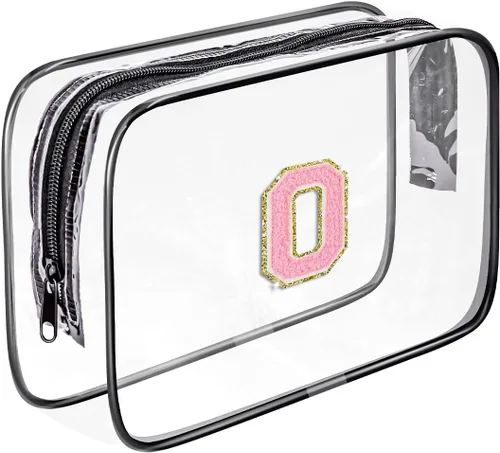Vista 22 de Bolsa de aseo transparente Fodofodo, bolsa de aseo de viaje portátil, bolsa de maquillaje impermeable, organizador de almacenamiento de cosméticos