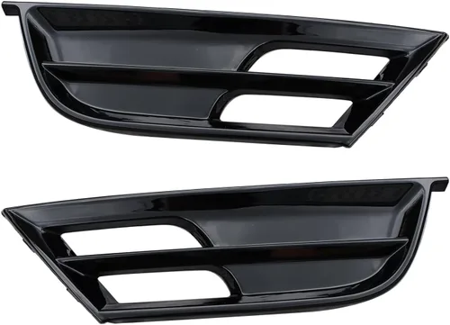 Vista 8 de YHB Rejilla de parachoques delantero izquierdo y derecho para Chrysler 200 2015-2017 - Bisel de rejilla de parachoques/cubiertas de luz antiniebla